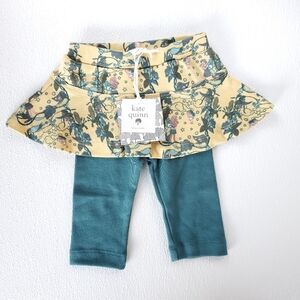 NWT Kate Quinn Organics Fairy Skirted Legging Baby 6-12 Months